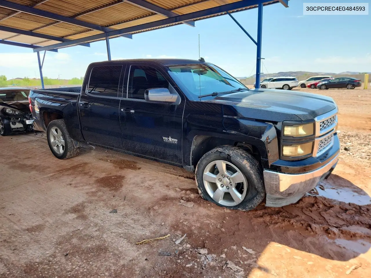 2014 CHEVROLET SILVERADO VIN 3GCPCREC4EG484593 — фото 4