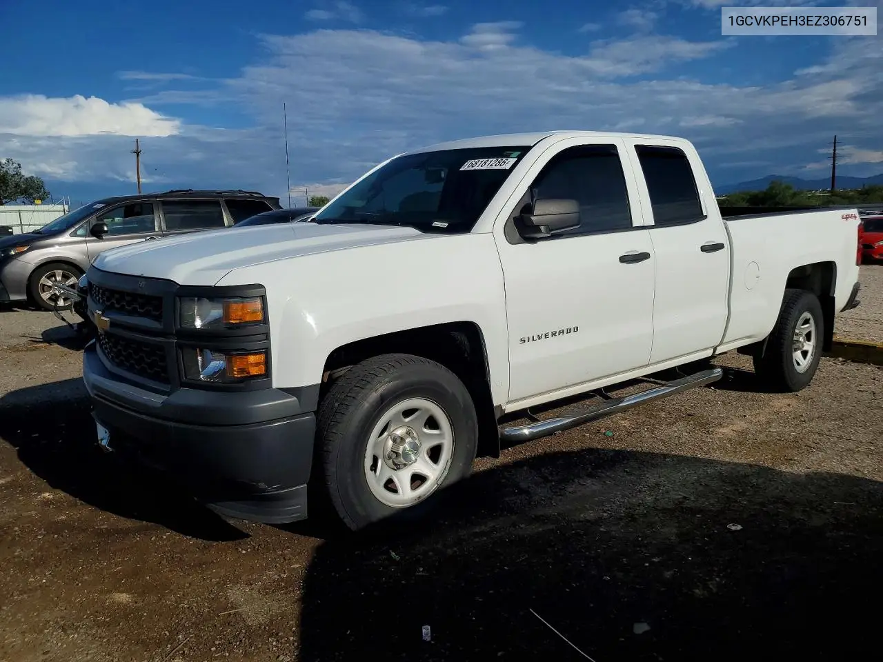 CHEVROLET SILVERADO 2014, VIN 1GCVKPEH3EZ306751