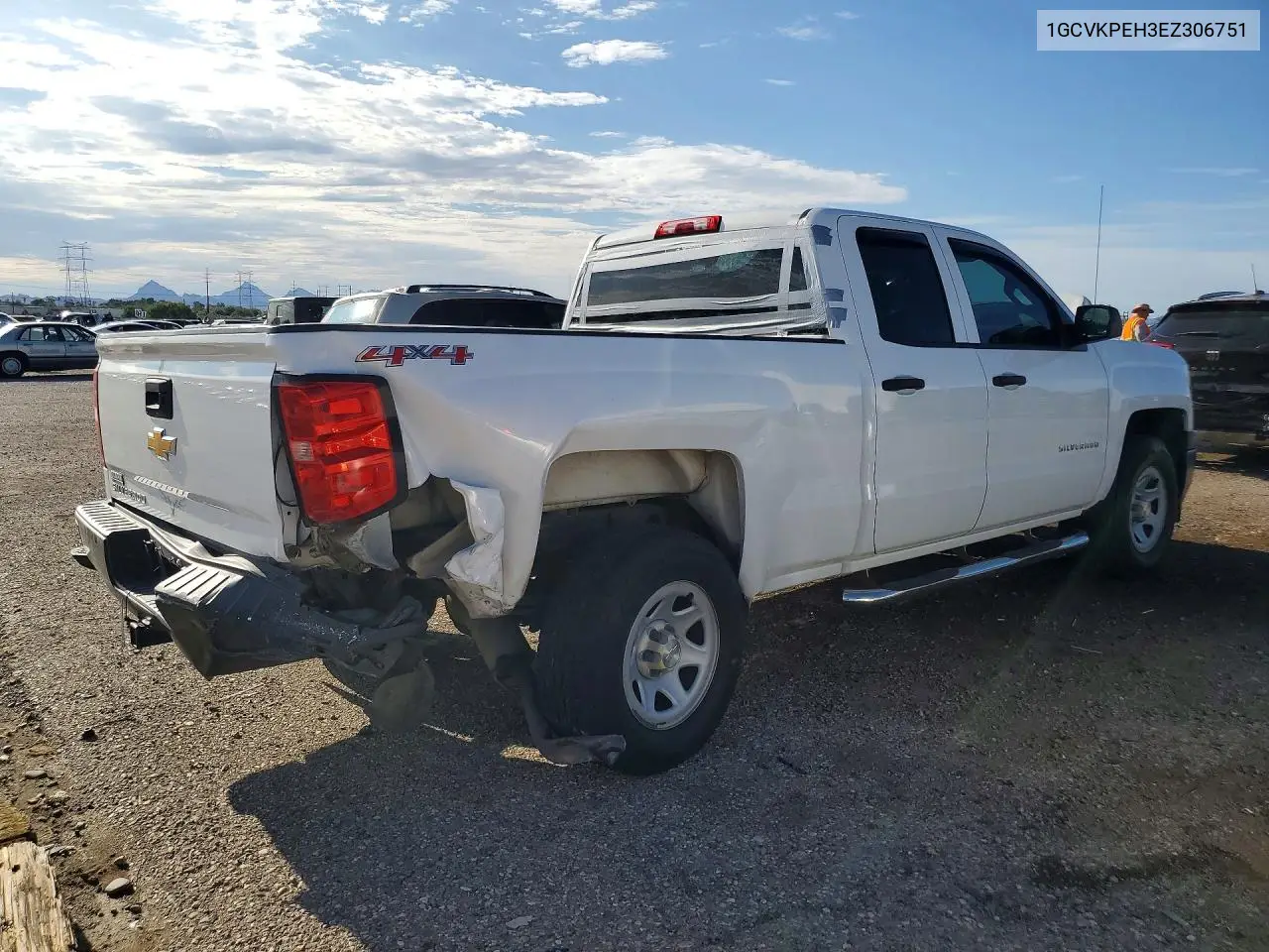 2014 CHEVROLET SILVERADO VIN 1GCVKPEH3EZ306751 — фото 3