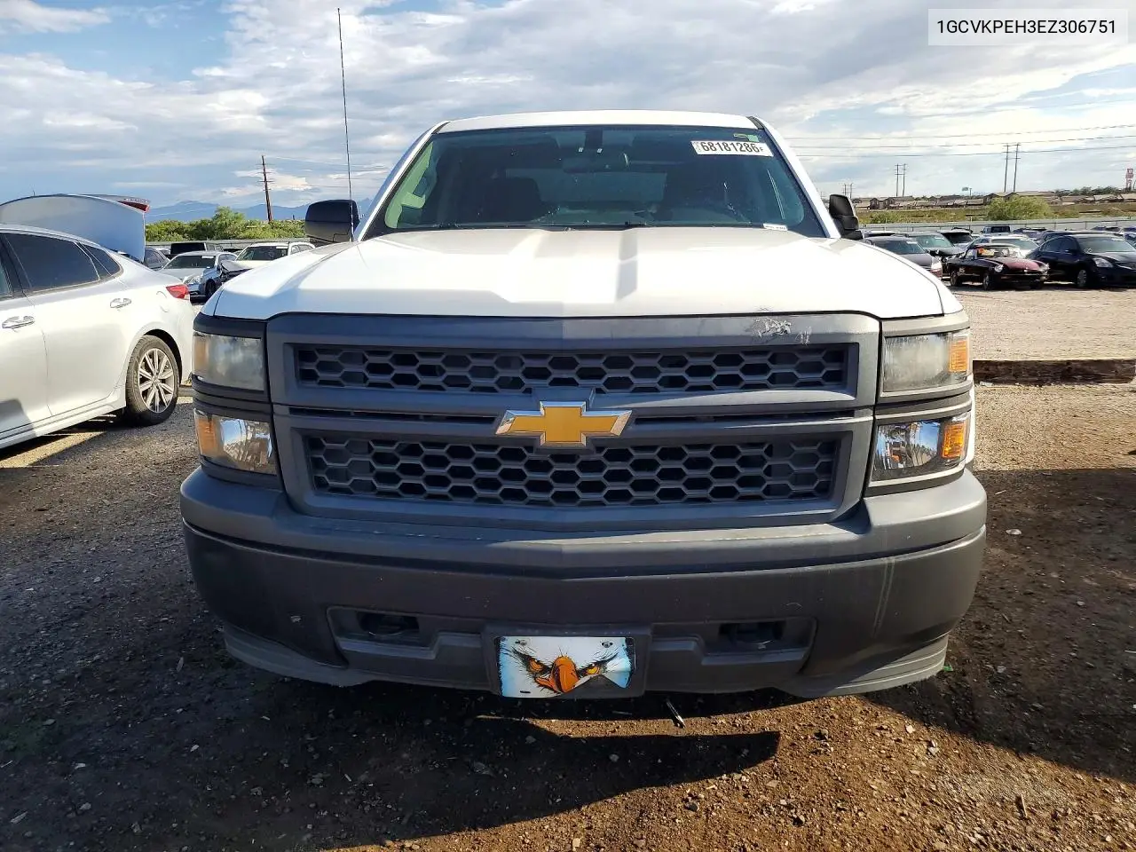 2014 CHEVROLET SILVERADO VIN 1GCVKPEH3EZ306751 — фото 5