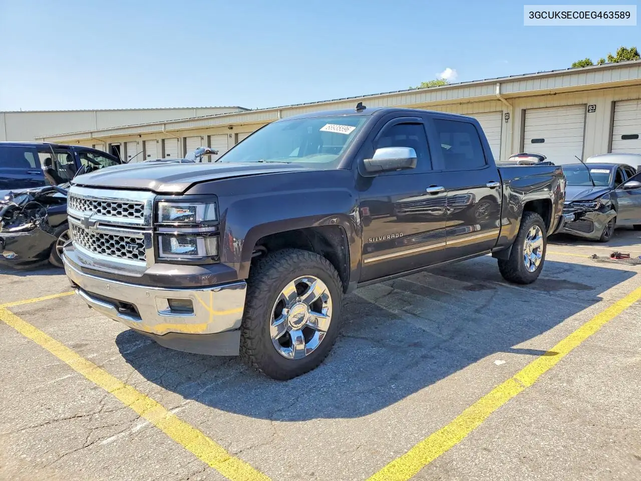 CHEVROLET SILVERADO 2014, VIN 3GCUKSEC0EG463589