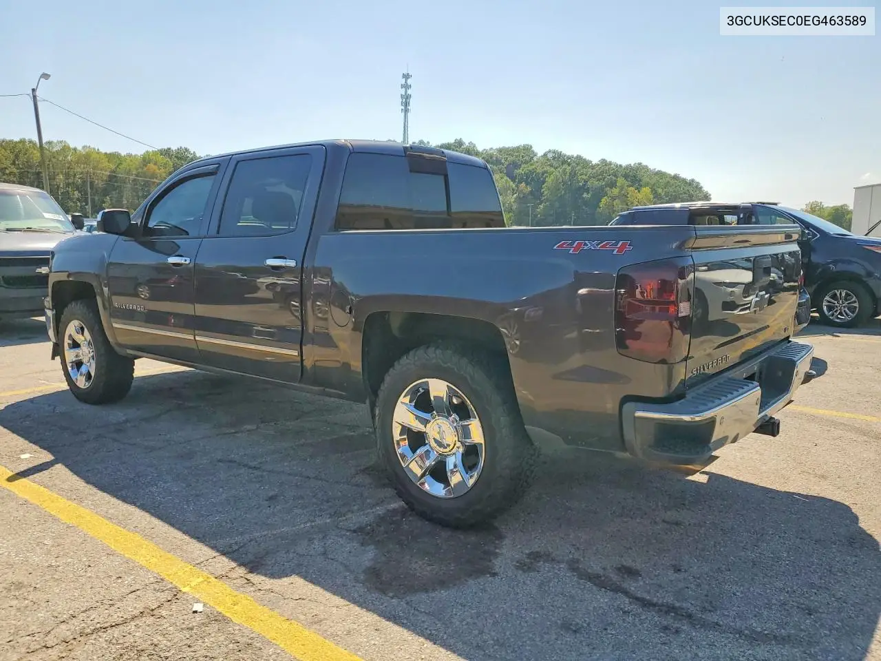 2014 CHEVROLET SILVERADO VIN 3GCUKSEC0EG463589 — фото 2