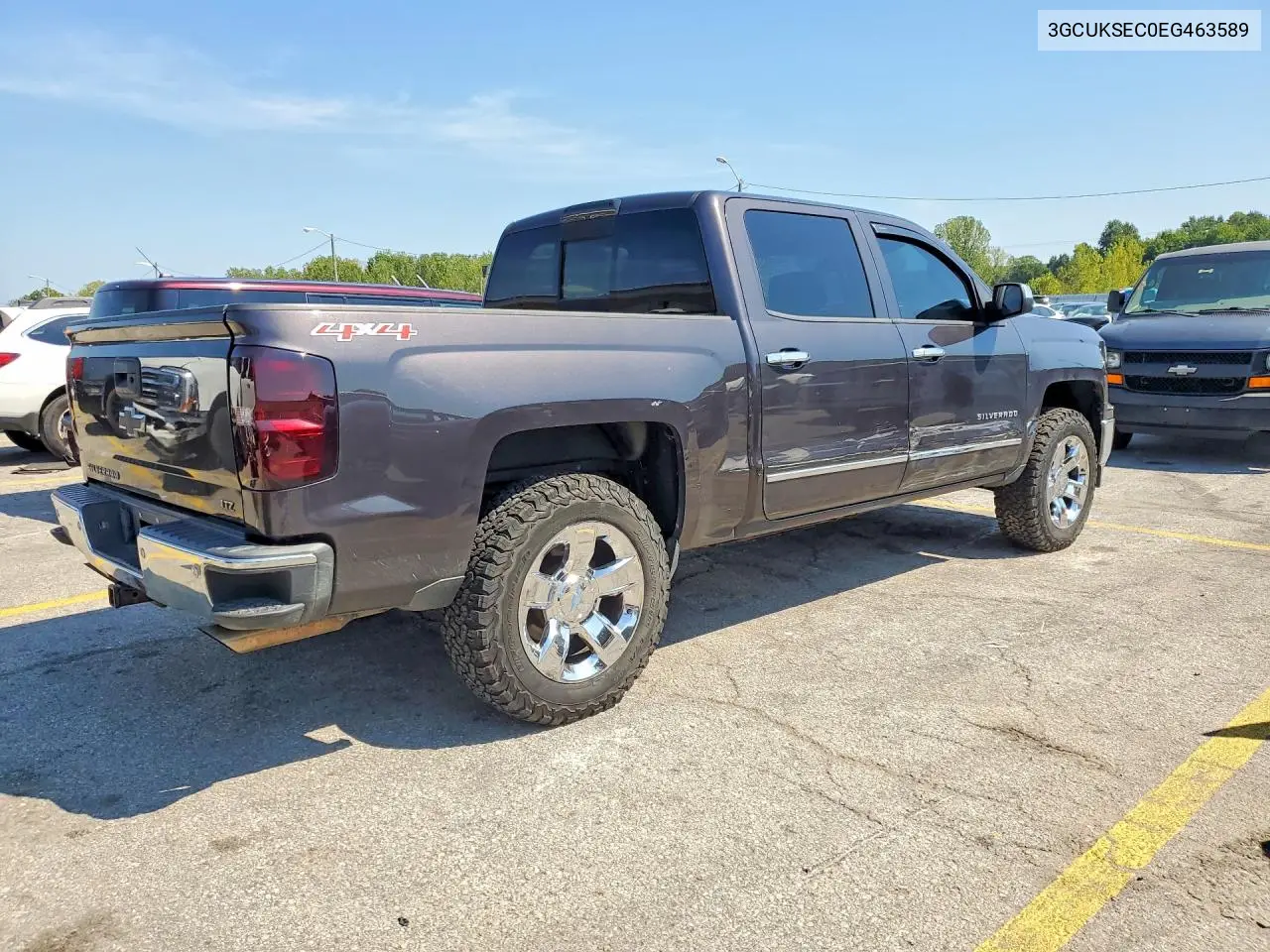 2014 CHEVROLET SILVERADO VIN 3GCUKSEC0EG463589 — фото 3
