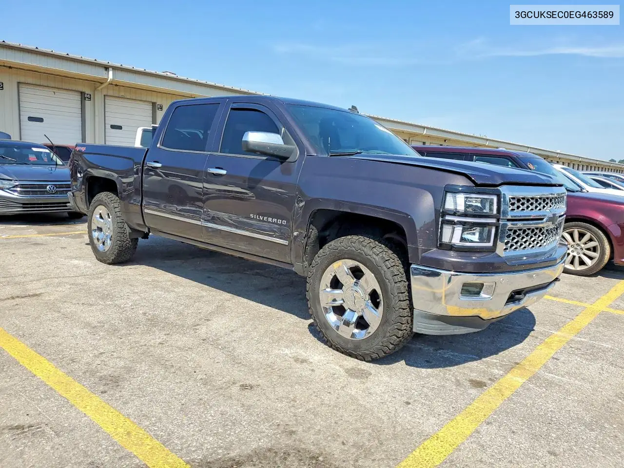2014 CHEVROLET SILVERADO VIN 3GCUKSEC0EG463589 — фото 4