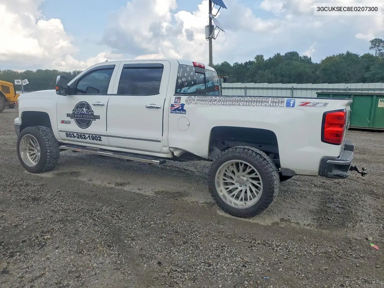 2014 CHEVROLET SILVERADO VIN 3GCUKSEC8EG207300 — фото 2