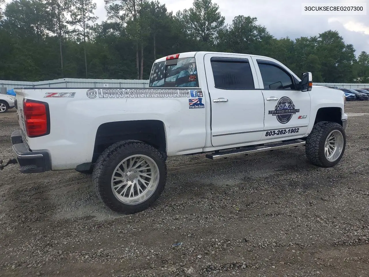 2014 CHEVROLET SILVERADO VIN 3GCUKSEC8EG207300 — фото 3