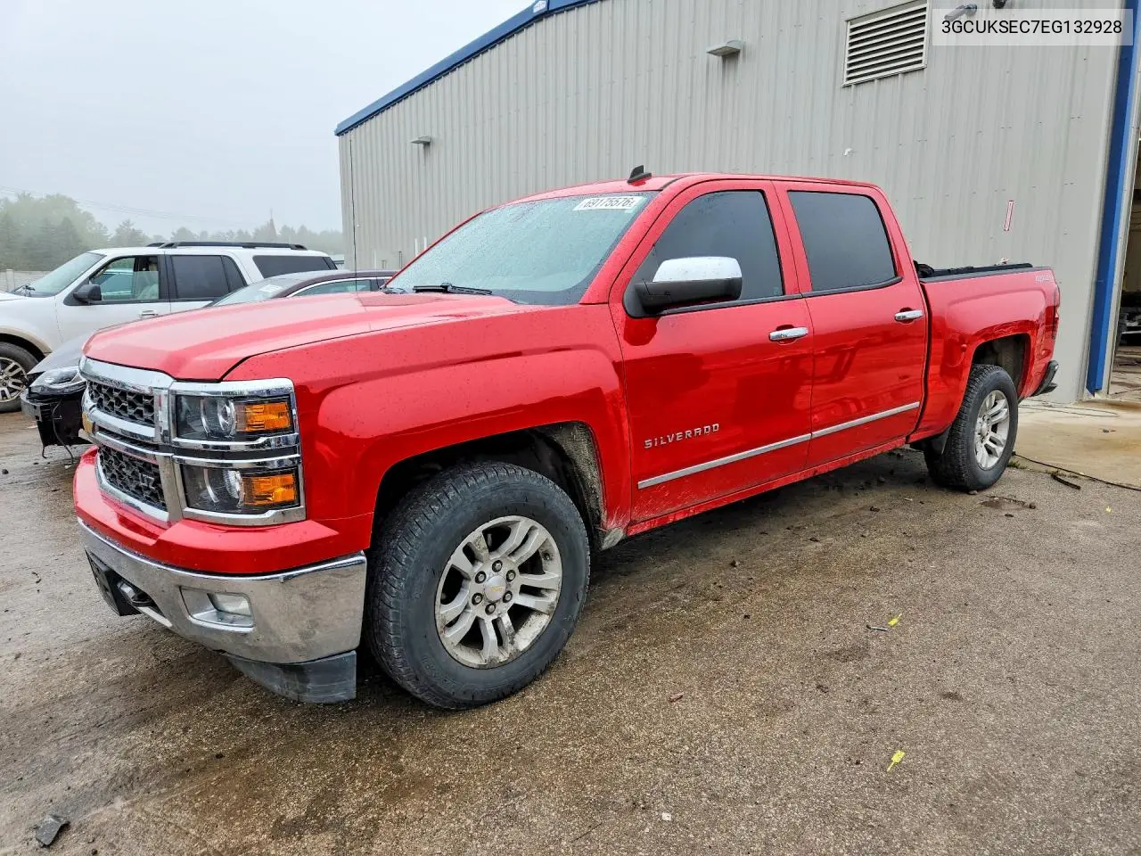 CHEVROLET SILVERADO 2014, VIN 3GCUKSEC7EG132928
