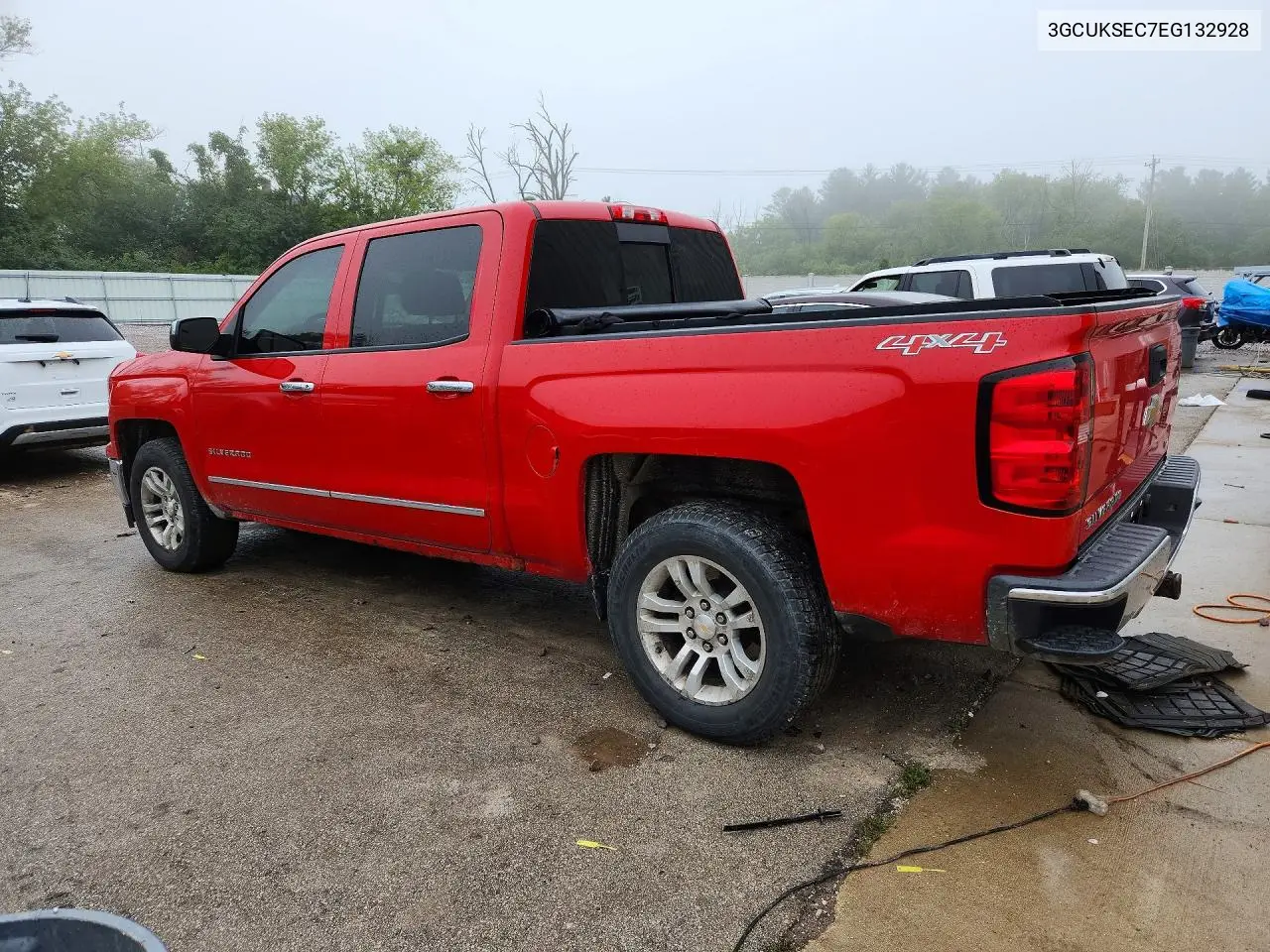 2014 CHEVROLET SILVERADO VIN 3GCUKSEC7EG132928 — фото 2