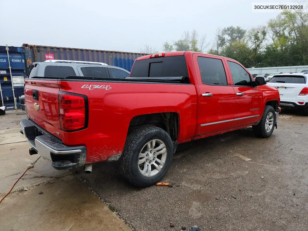 2014 CHEVROLET SILVERADO VIN 3GCUKSEC7EG132928 — фото 3