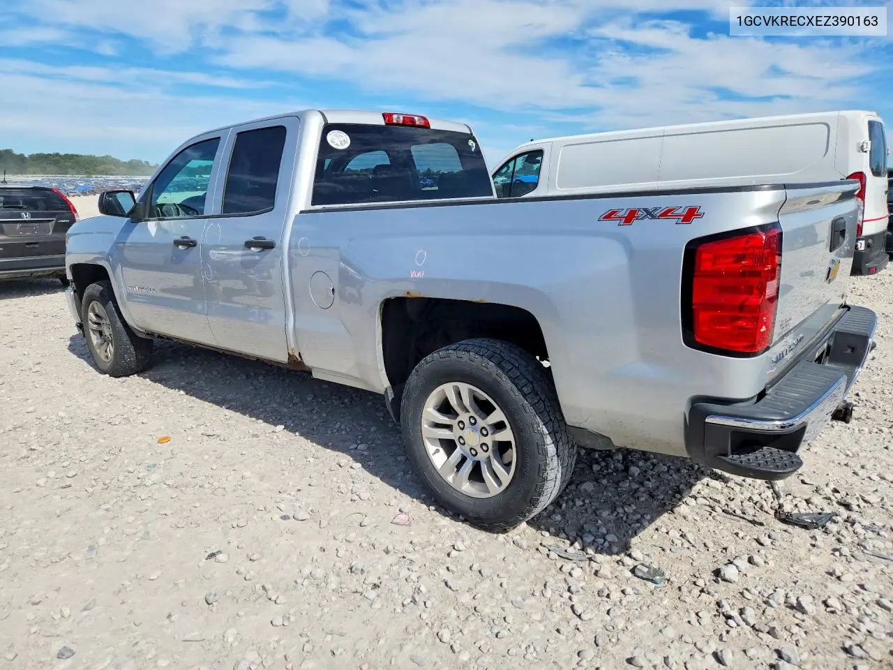 2014 CHEVROLET SILVERADO VIN 1GCVKRECXEZ390163 — фото 2