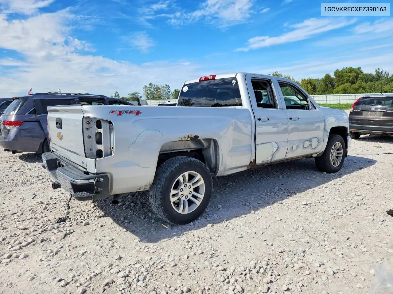 2014 CHEVROLET SILVERADO VIN 1GCVKRECXEZ390163 — фото 3