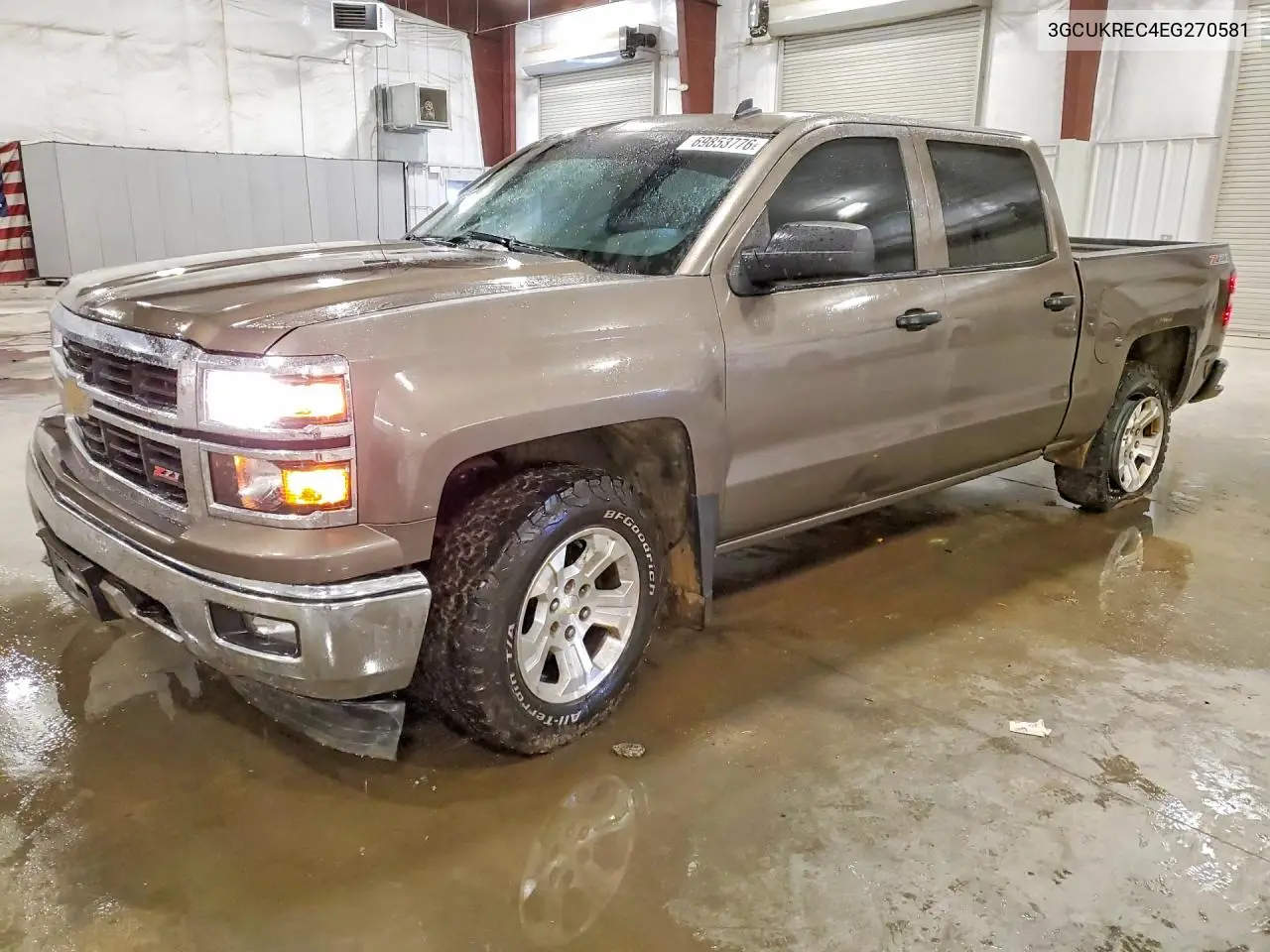 CHEVROLET SILVERADO 2014, VIN 3GCUKREC4EG270581