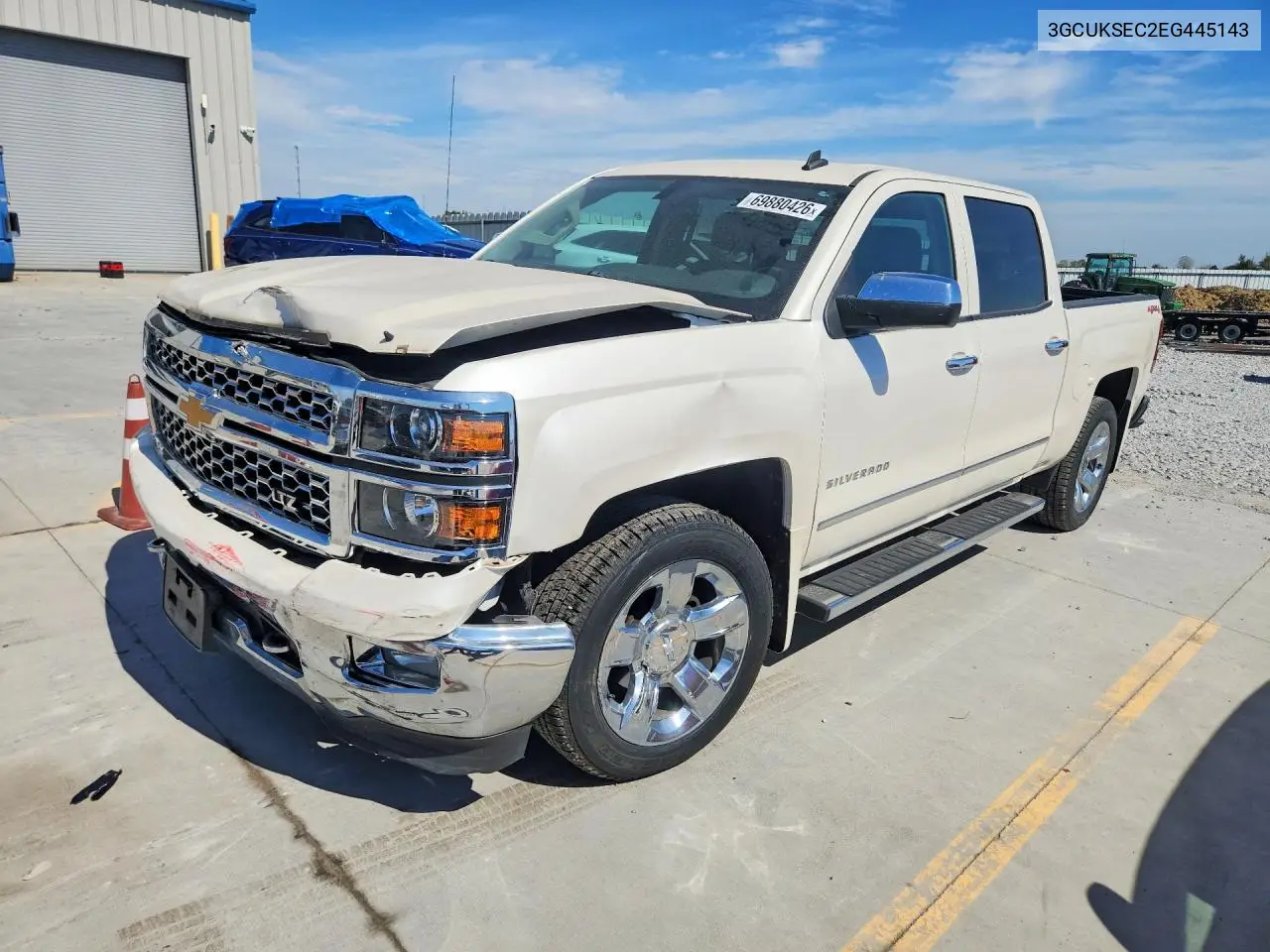 CHEVROLET SILVERADO 2014, VIN 3GCUKSEC2EG445143