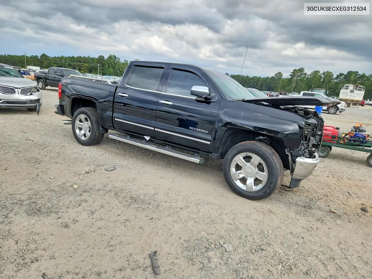 2014 CHEVROLET SILVERADO VIN 3GCUKSECXEG312534 — фото 4