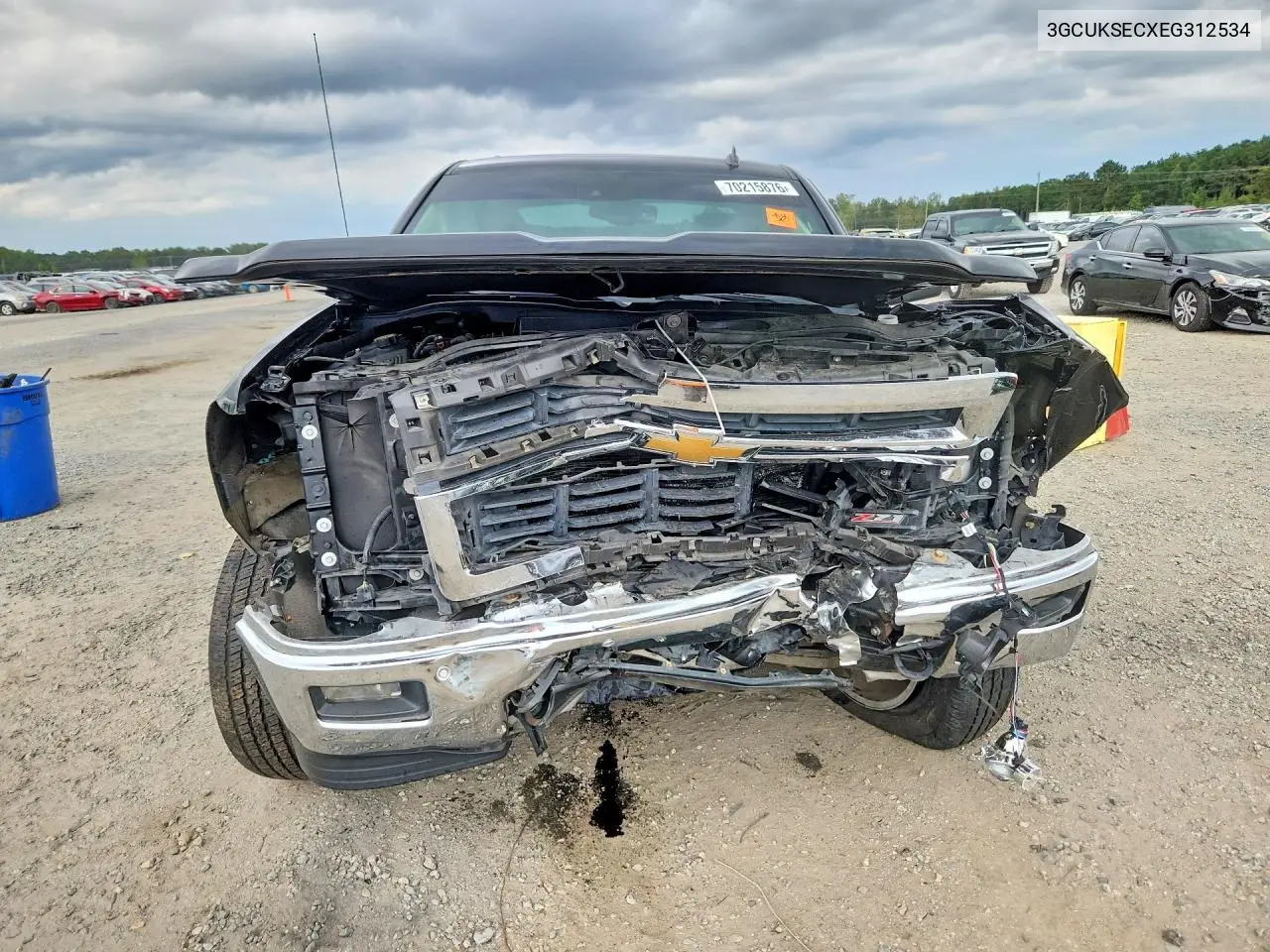 2014 CHEVROLET SILVERADO VIN 3GCUKSECXEG312534 — фото 5