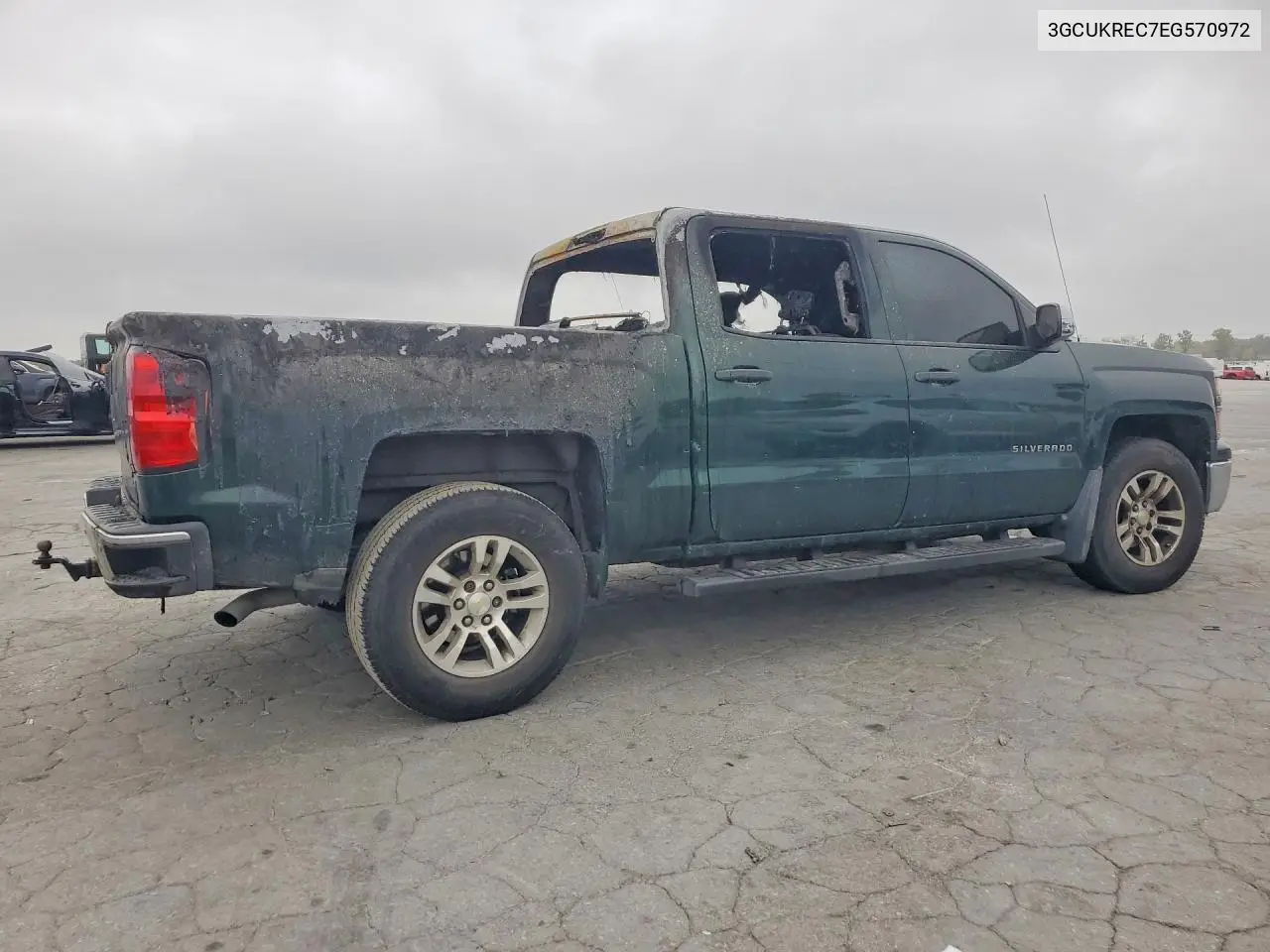 2014 CHEVROLET SILVERADO VIN 3GCUKREC7EG570972 — фото 3
