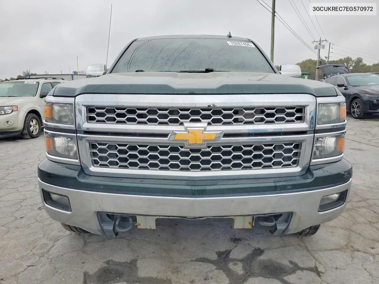 2014 CHEVROLET SILVERADO VIN 3GCUKREC7EG570972 — фото 5