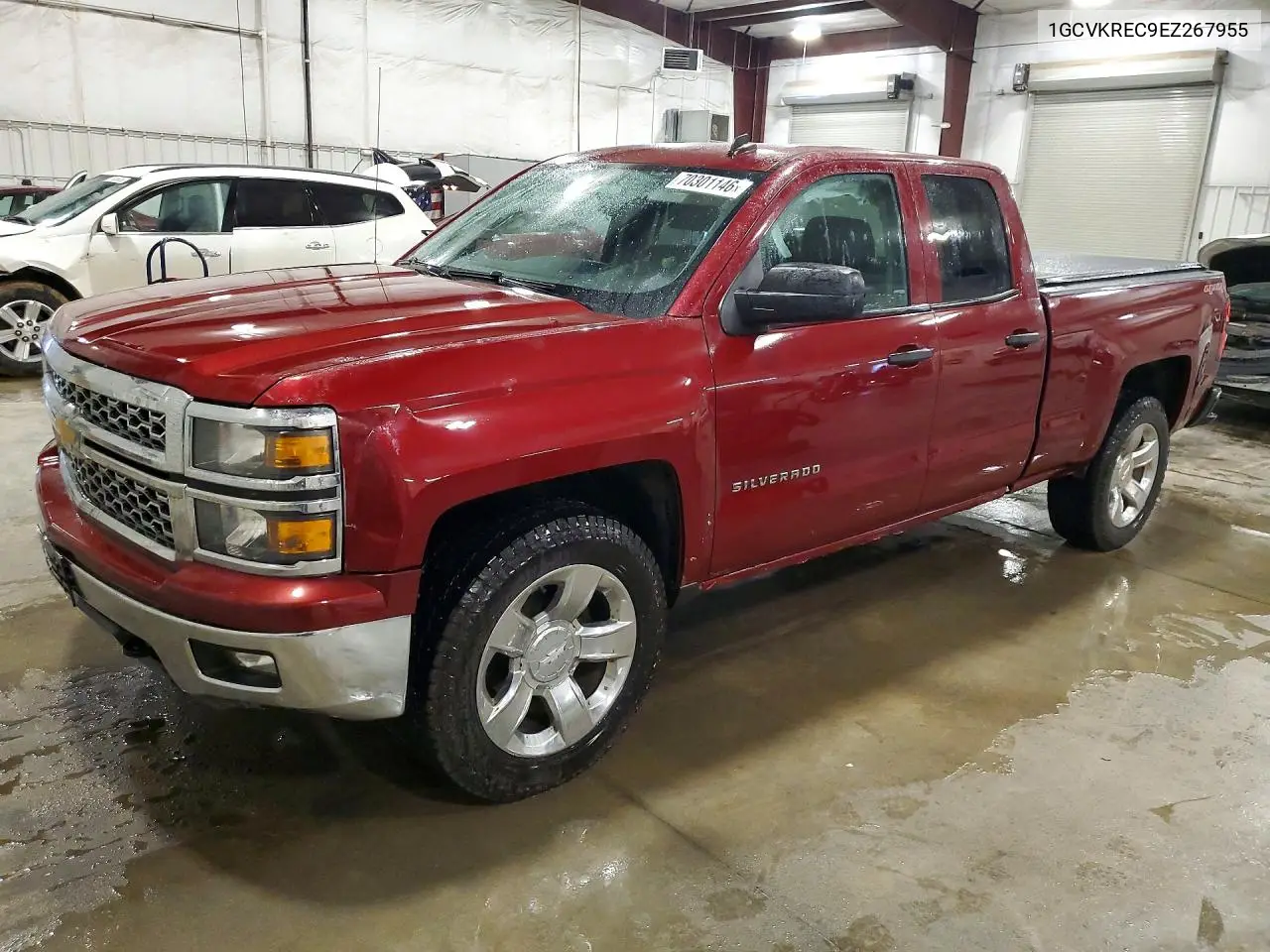 CHEVROLET SILVERADO 2014, VIN 1GCVKREC9EZ267955