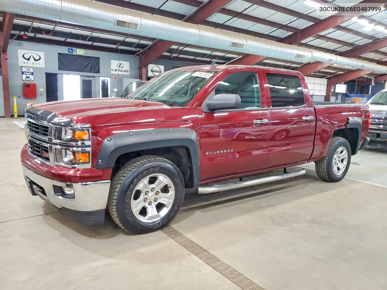 CHEVROLET SILVERADO 2014, VIN 3GCUKREC6EG487999