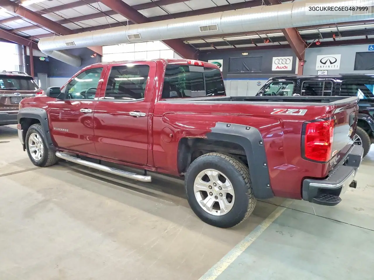 2014 CHEVROLET SILVERADO VIN 3GCUKREC6EG487999 — фото 2