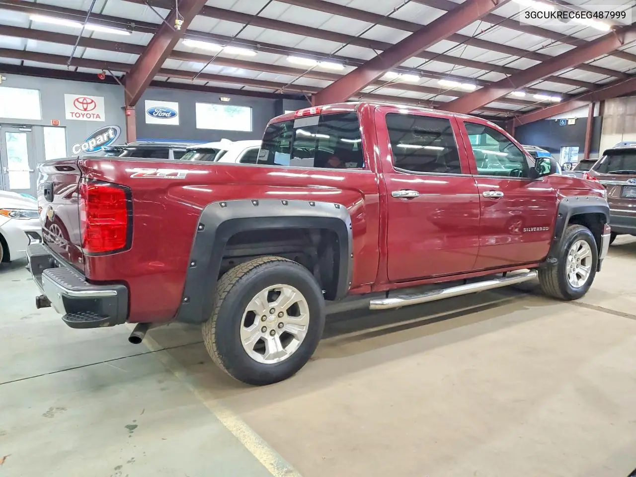 2014 CHEVROLET SILVERADO VIN 3GCUKREC6EG487999 — фото 3