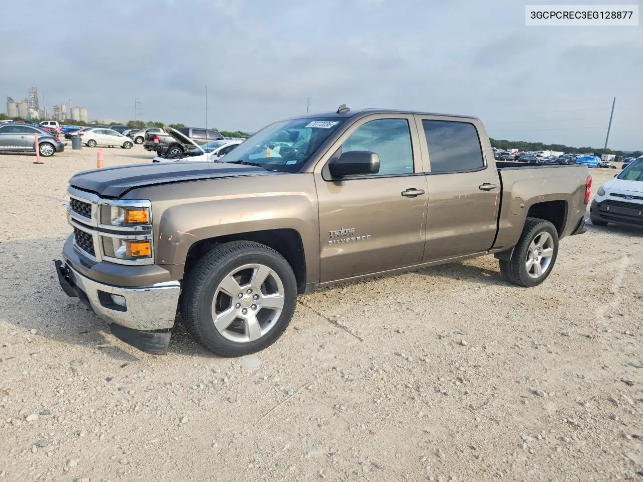 CHEVROLET SILVERADO 2014, VIN 3GCPCREC3EG128877
