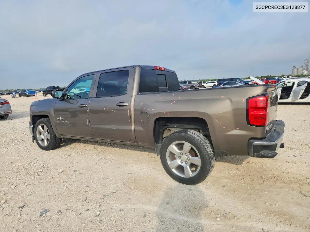 2014 CHEVROLET SILVERADO VIN 3GCPCREC3EG128877 — фото 2