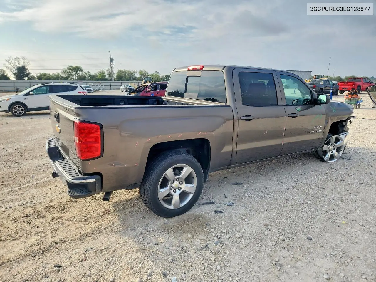 2014 CHEVROLET SILVERADO VIN 3GCPCREC3EG128877 — фото 3
