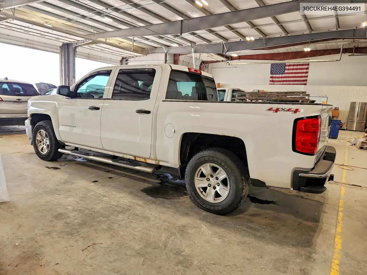 2014 CHEVROLET SILVERADO VIN 3GCUKREH4EG394491 — фото 2