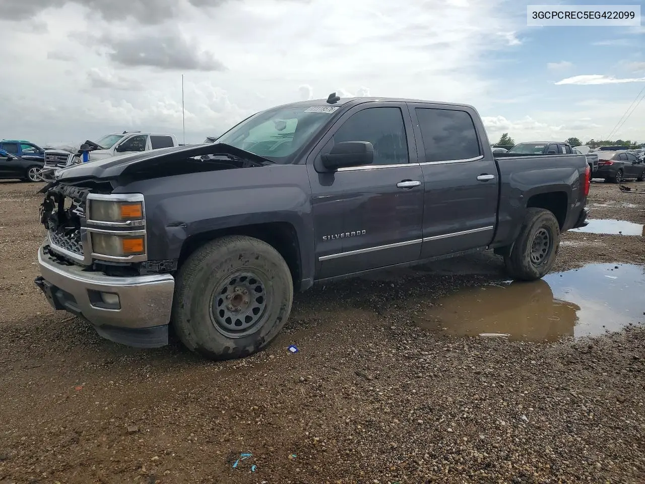 CHEVROLET SILVERADO 2014, VIN 3GCPCREC5EG422099