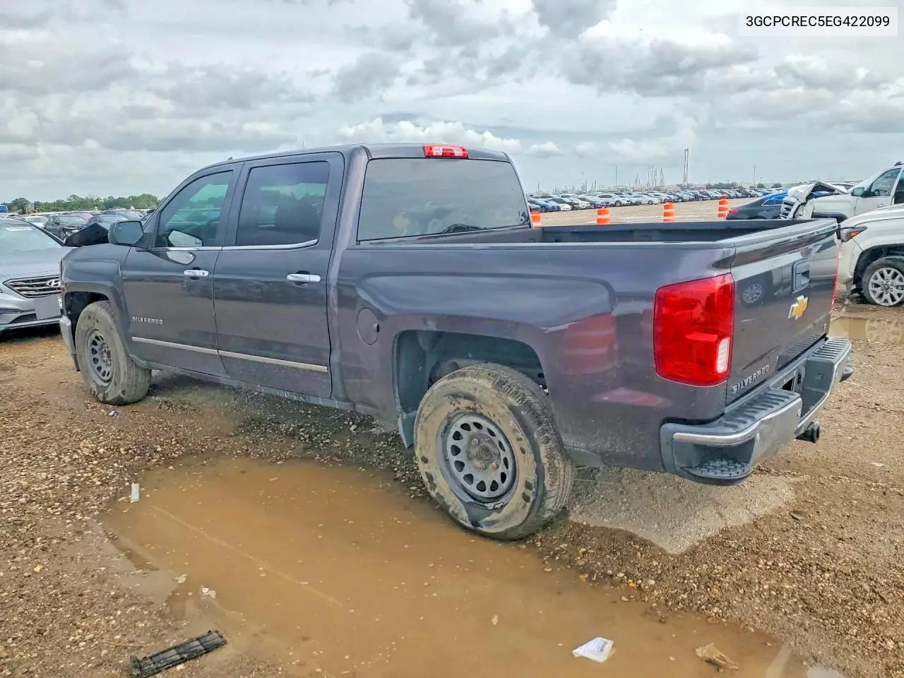 2014 CHEVROLET SILVERADO VIN 3GCPCREC5EG422099 — фото 2