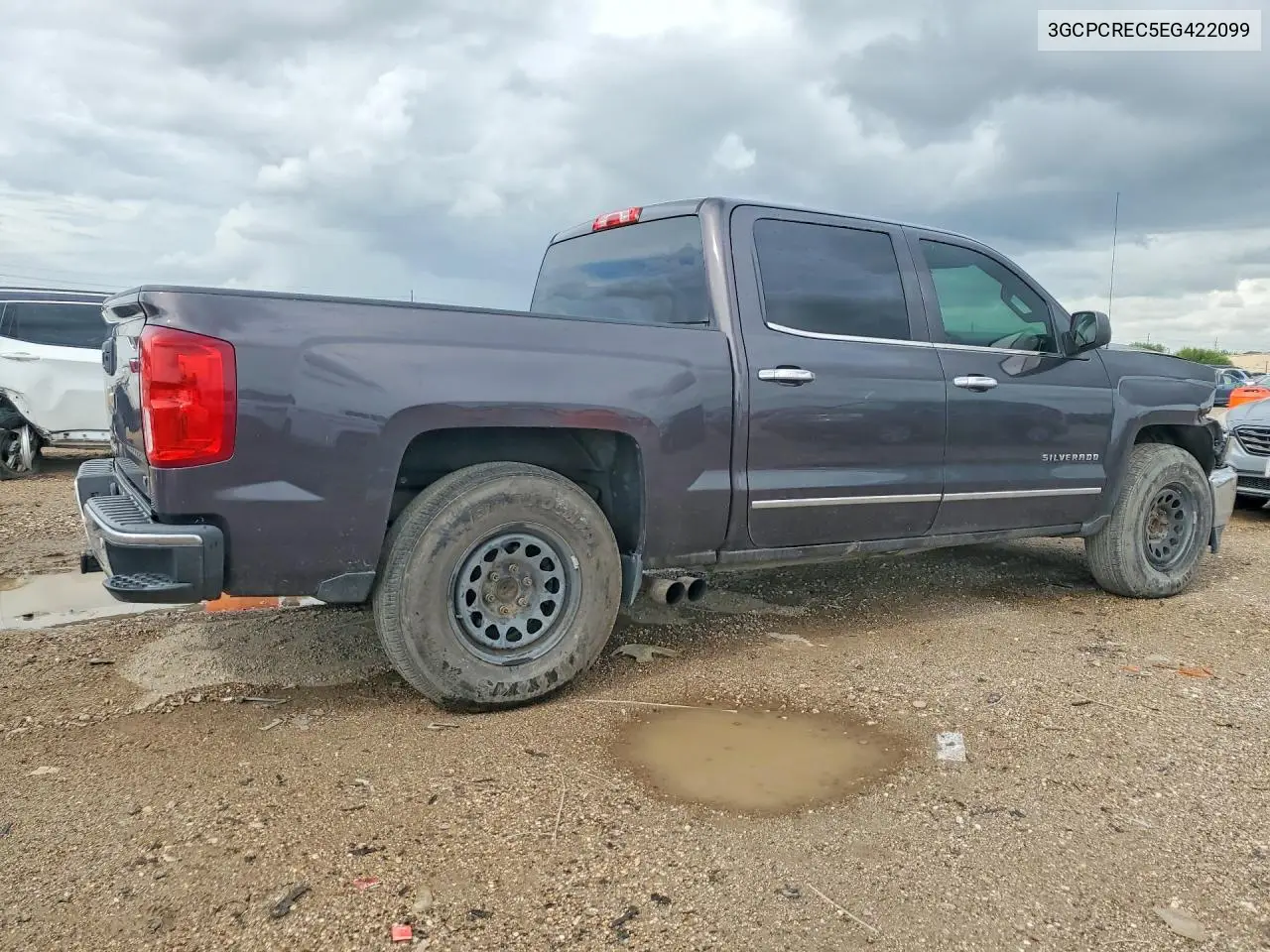 2014 CHEVROLET SILVERADO VIN 3GCPCREC5EG422099 — фото 3