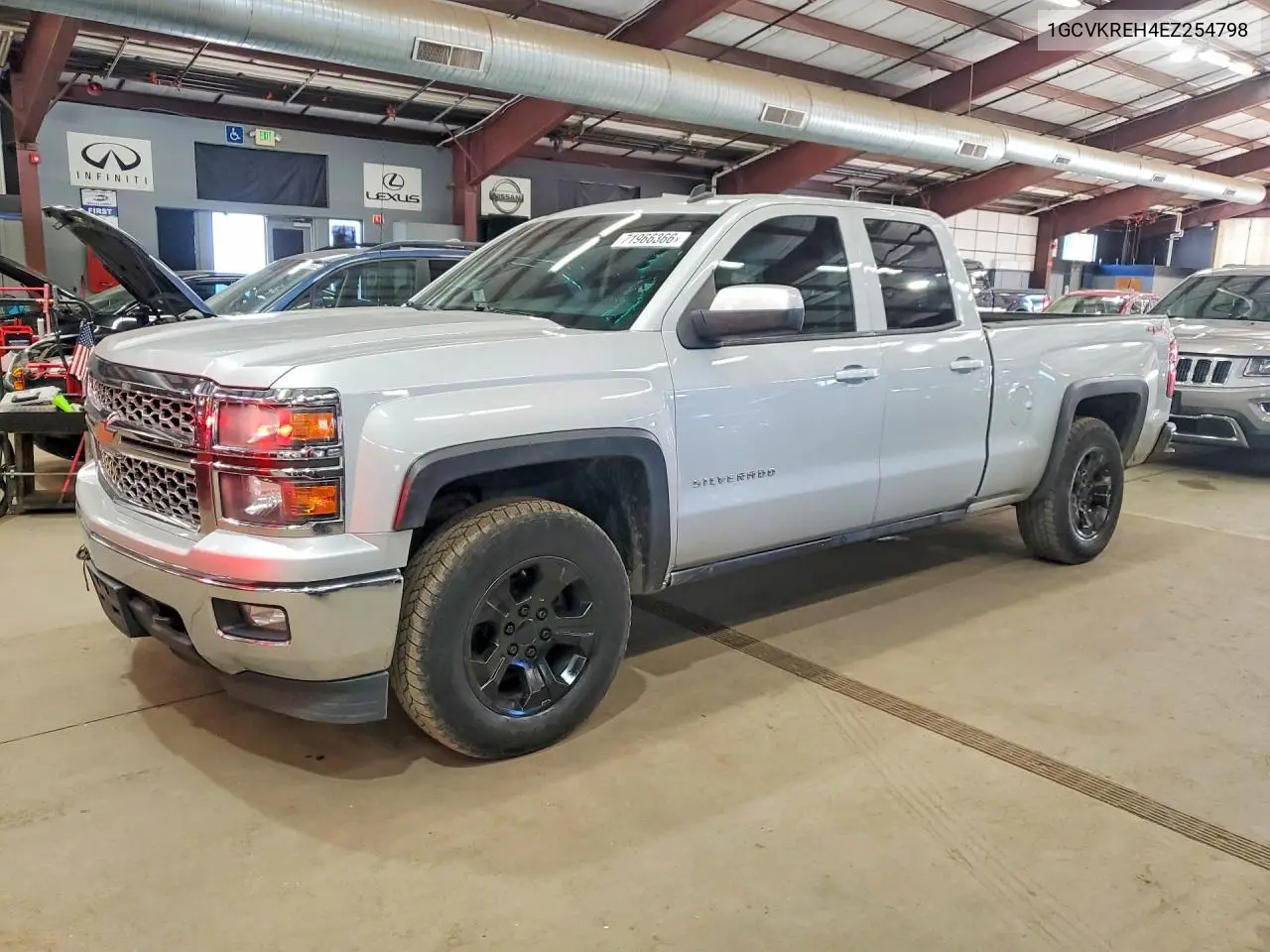 CHEVROLET SILVERADO 2014, VIN 1GCVKREH4EZ254798