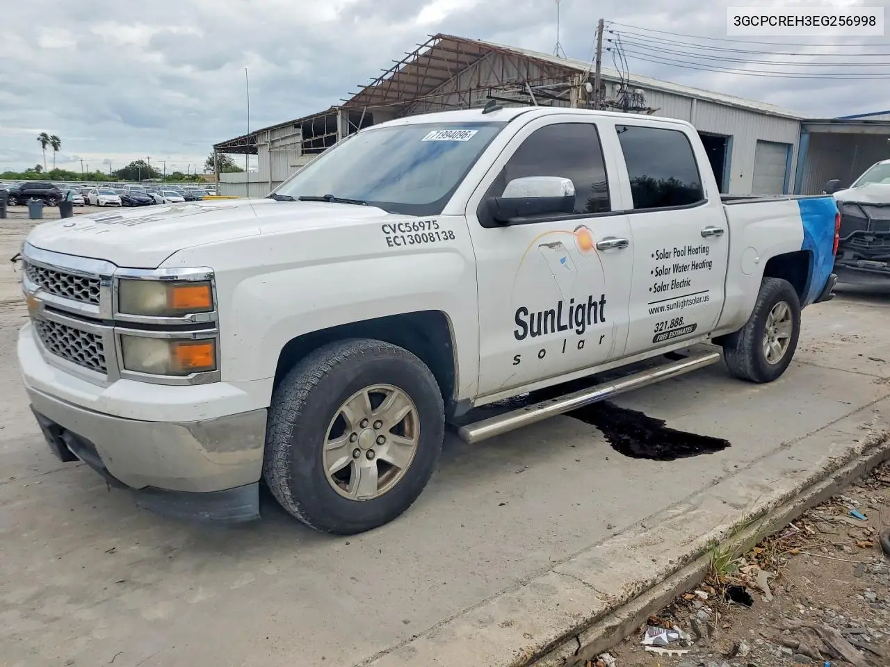 CHEVROLET SILVERADO 2014, VIN 3GCPCREH3EG256998