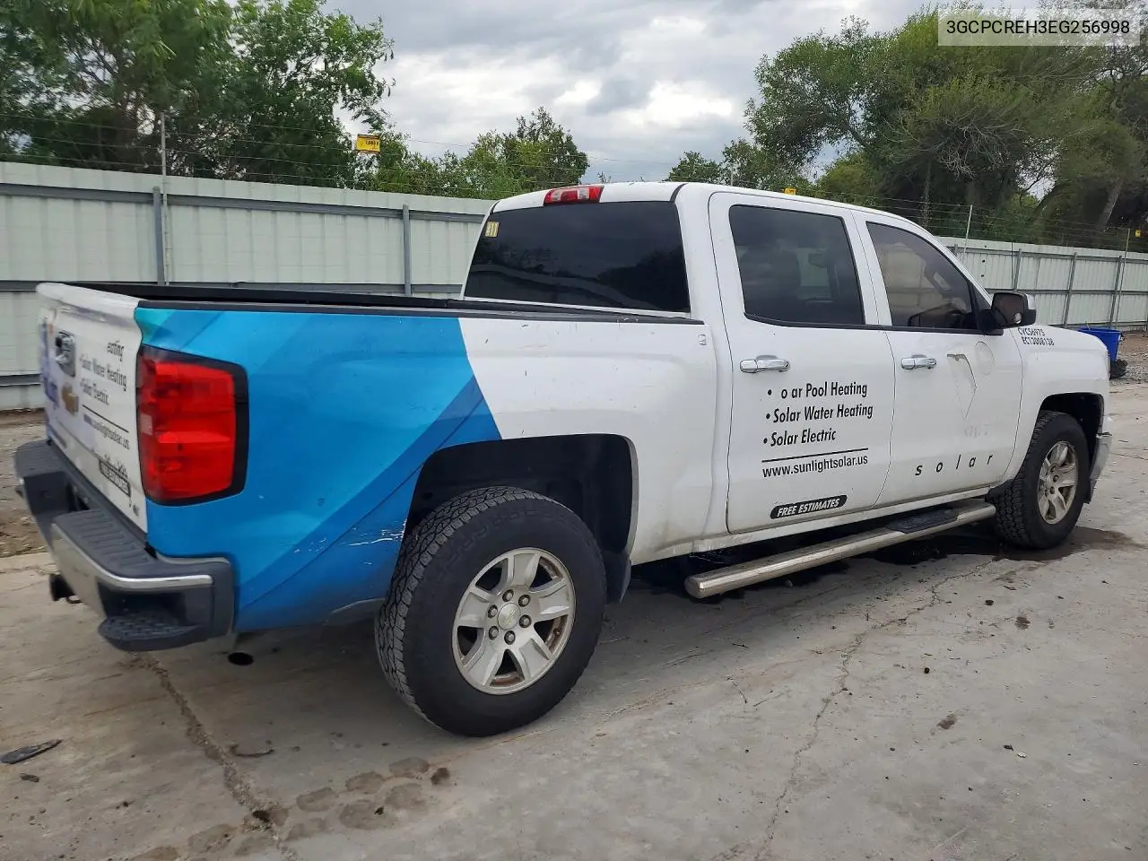 2014 CHEVROLET SILVERADO VIN 3GCPCREH3EG256998 — фото 3