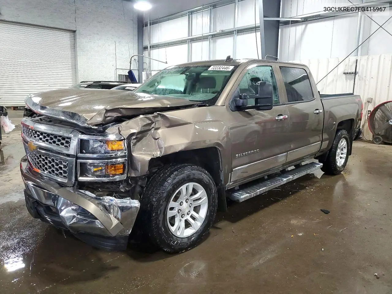CHEVROLET SILVERADO 2014, VIN 3GCUKREC7EG415967