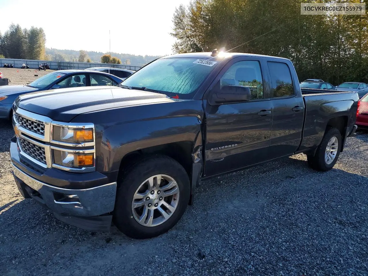 CHEVROLET SILVERADO 2014, VIN 1GCVKREC0EZ155979