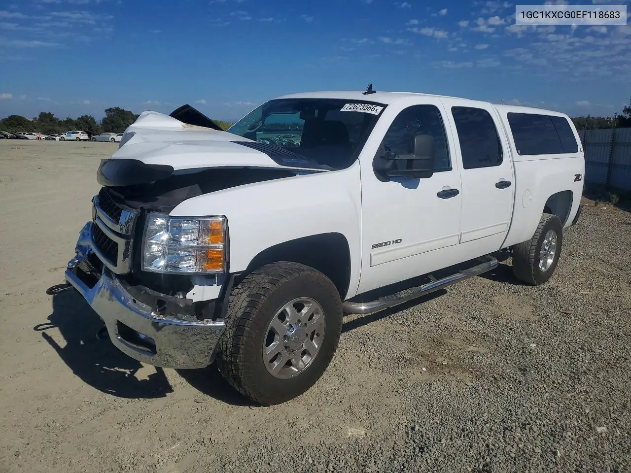 CHEVROLET SILVERADO 2014, VIN 1GC1KXCG0EF118683