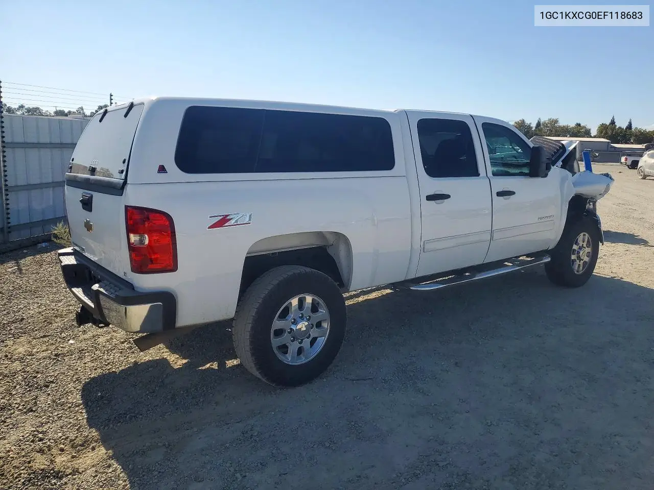 2014 CHEVROLET SILVERADO VIN 1GC1KXCG0EF118683 — фото 3