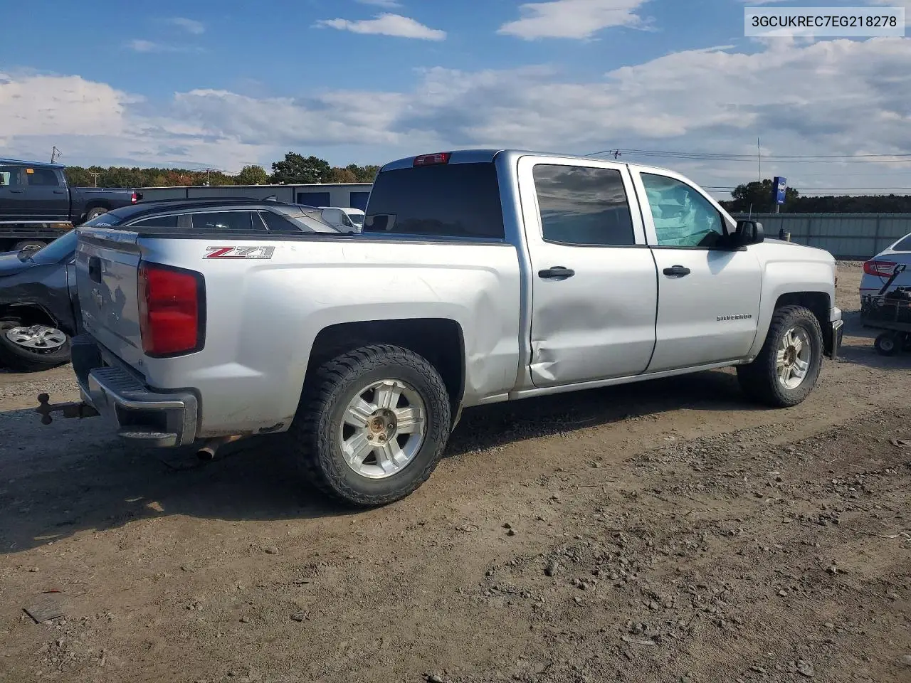2014 CHEVROLET SILVERADO VIN 3GCUKREC7EG218278 — фото 3