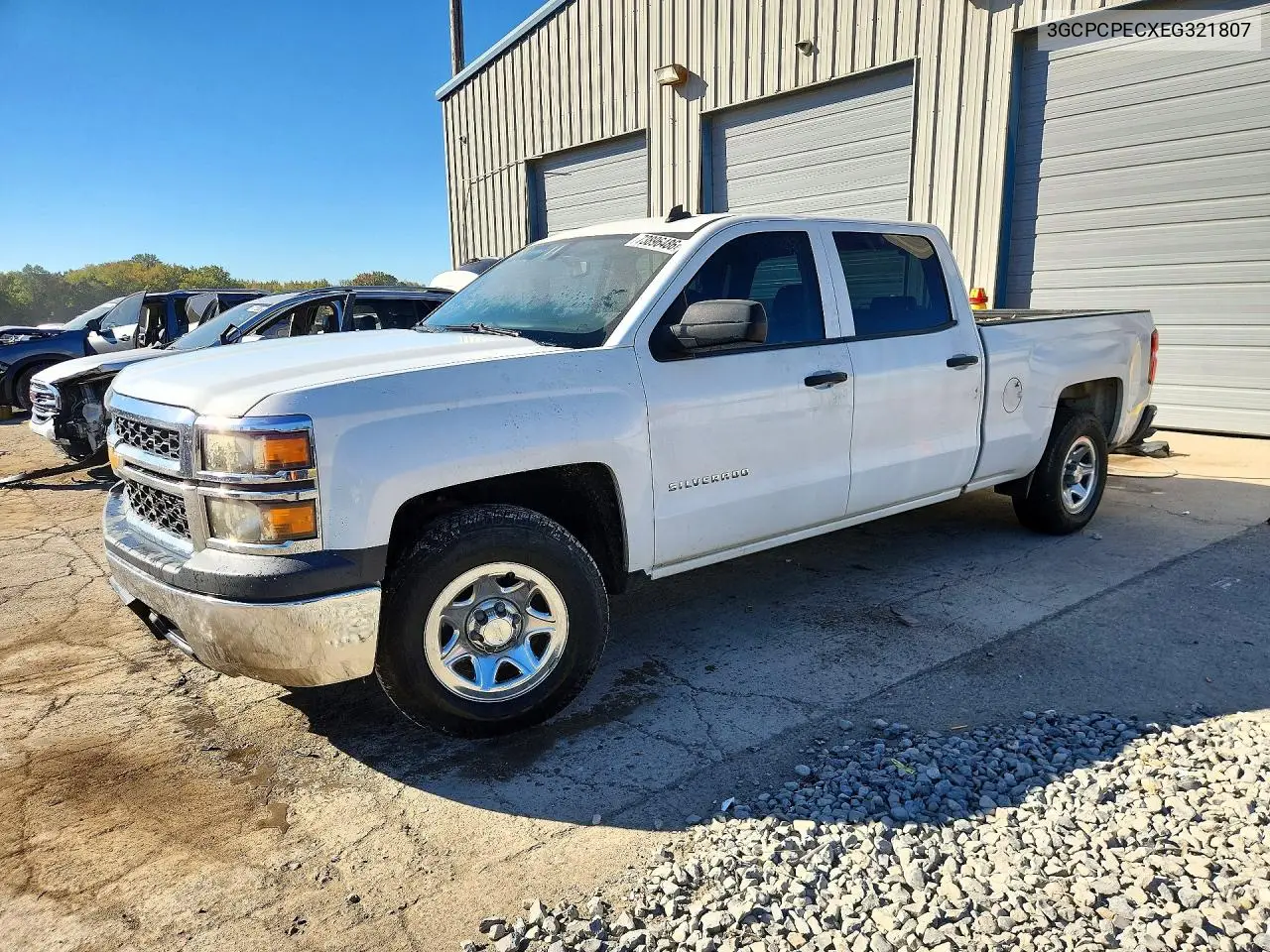 CHEVROLET SILVERADO 2014, VIN 3GCPCPECXEG321807