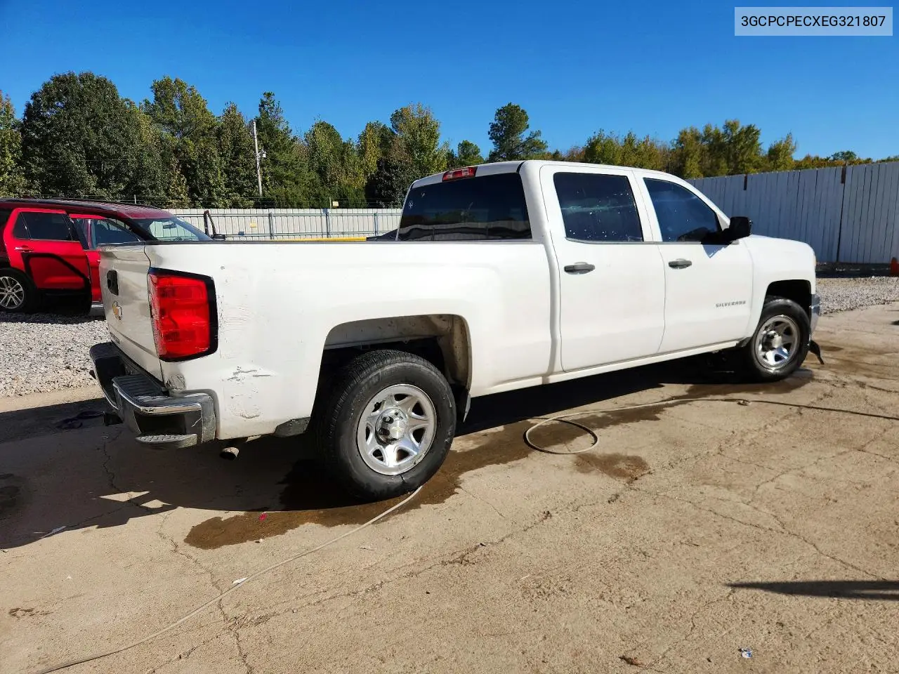 2014 CHEVROLET SILVERADO VIN 3GCPCPECXEG321807 — фото 3