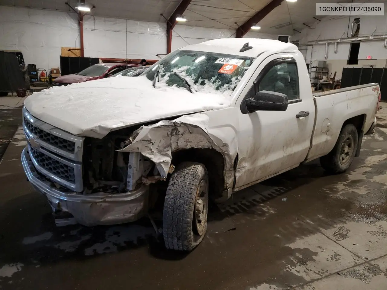 CHEVROLET SILVERADO 2015, VIN 1GCNKPEH8FZ436090