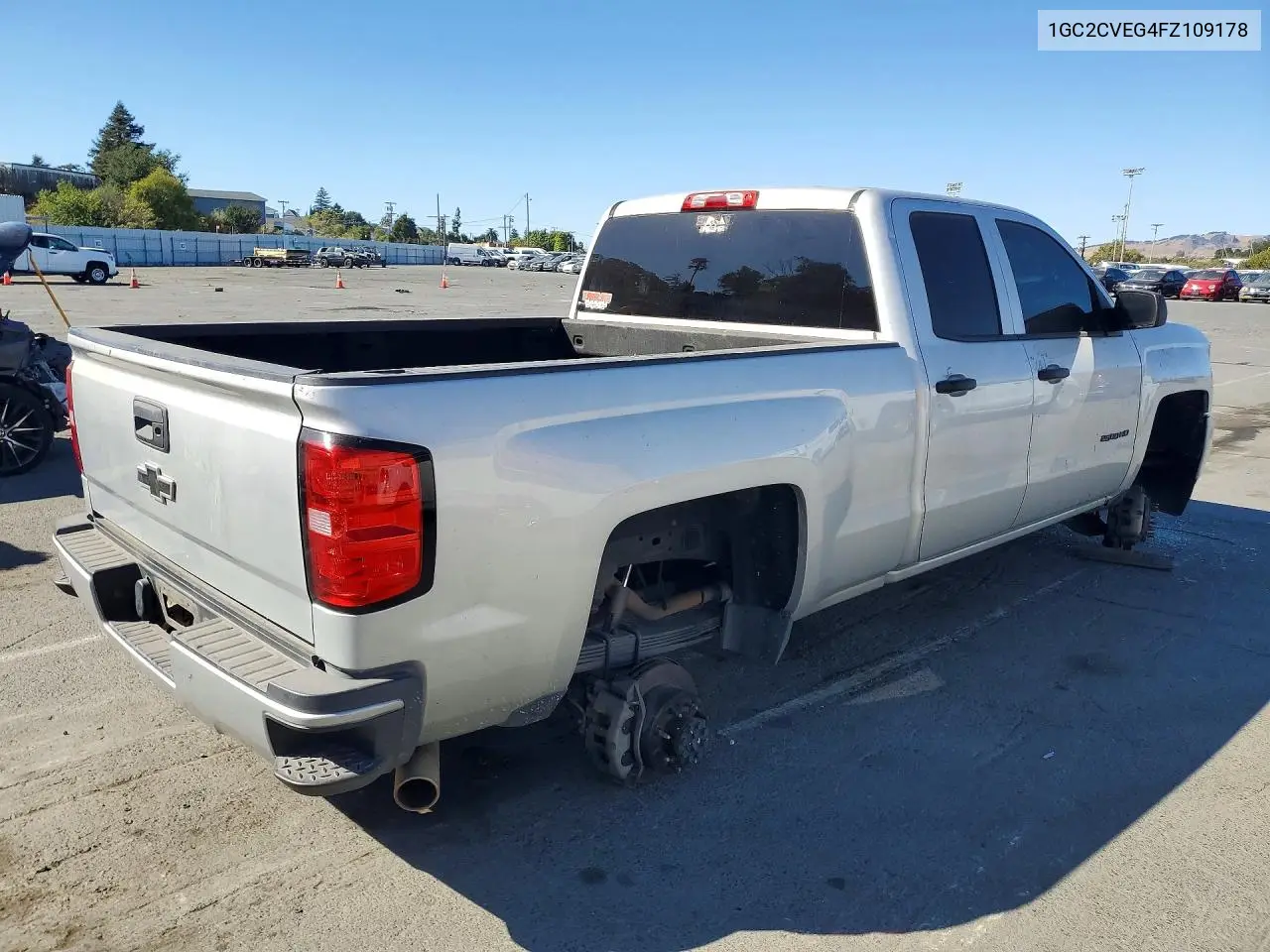 2015 CHEVROLET SILVERADO VIN 1GC2CVEG4FZ109178 — фото 3