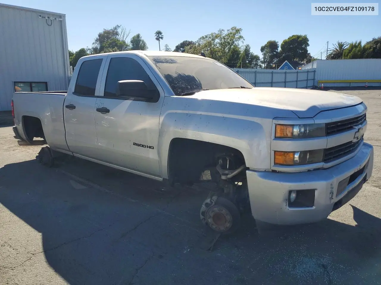 2015 CHEVROLET SILVERADO VIN 1GC2CVEG4FZ109178 — фото 4