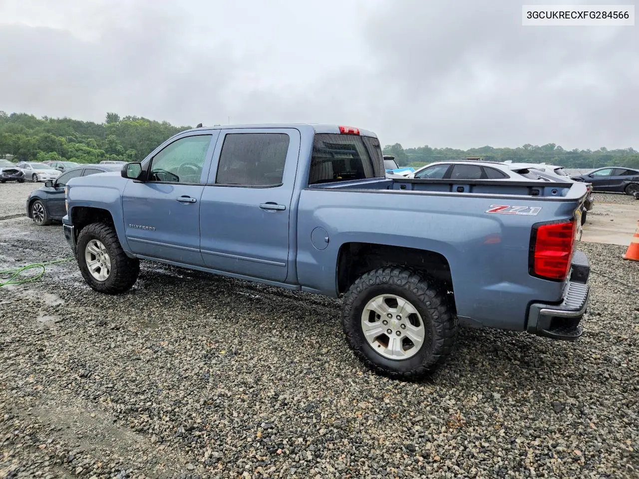 2015 CHEVROLET SILVERADO VIN 3GCUKRECXFG284566 — фото 2