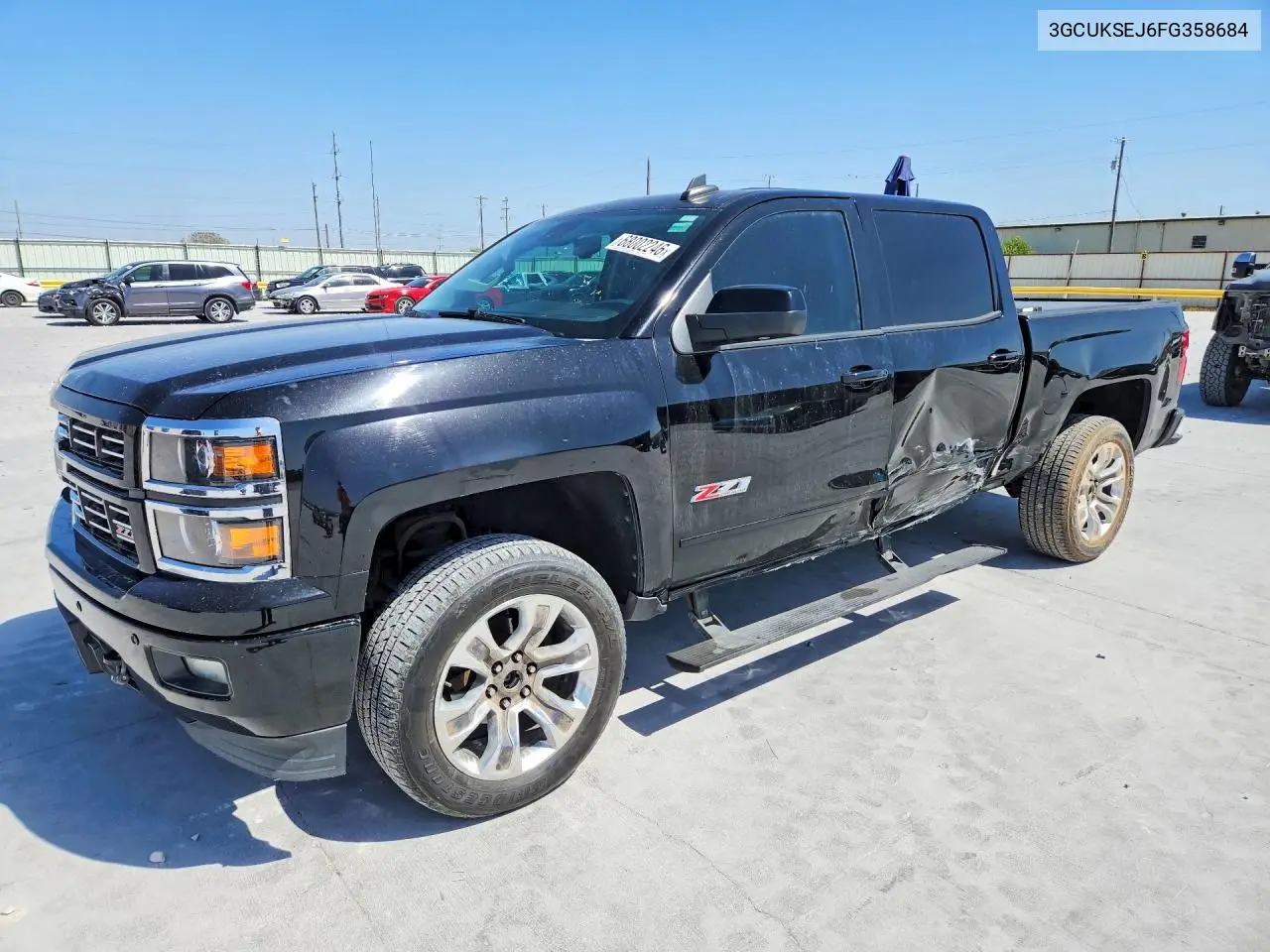 CHEVROLET SILVERADO 2015, VIN 3GCUKSEJ6FG358684