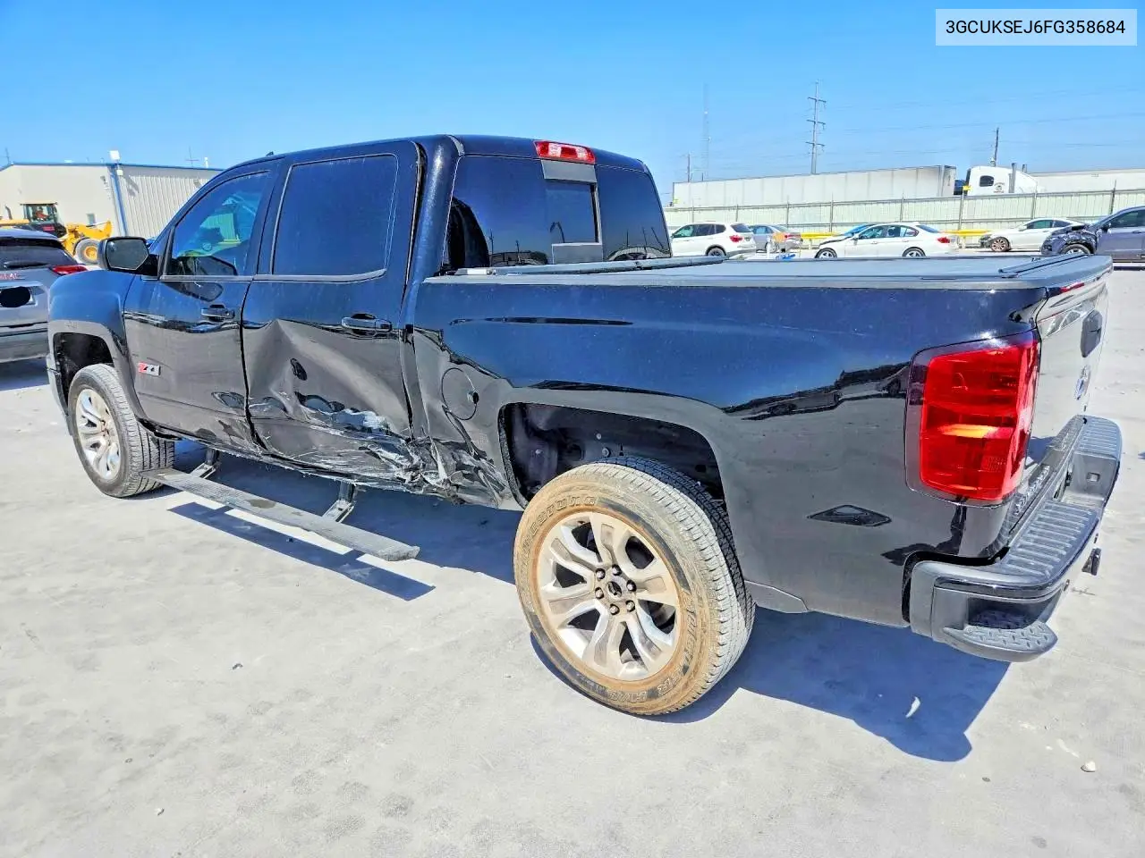 2015 CHEVROLET SILVERADO VIN 3GCUKSEJ6FG358684 — фото 2