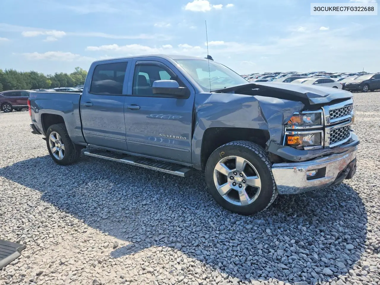 2015 CHEVROLET SILVERADO VIN 3GCUKREC7FG322688 — фото 4