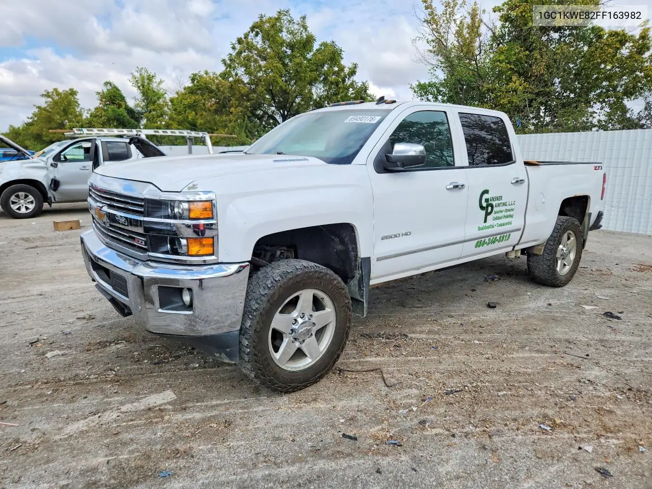CHEVROLET SILVERADO 2015, VIN 1GC1KWE82FF163982